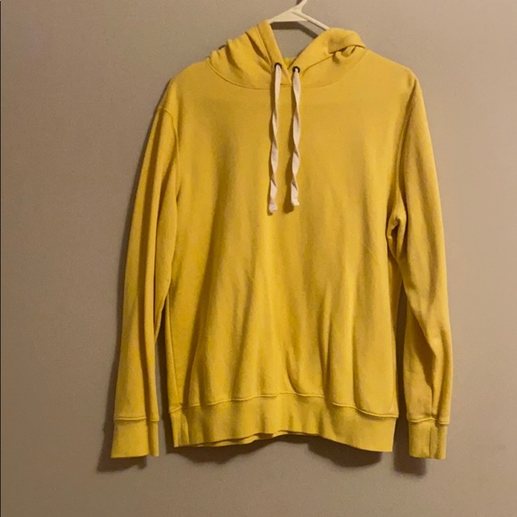 yellow sweat jacket